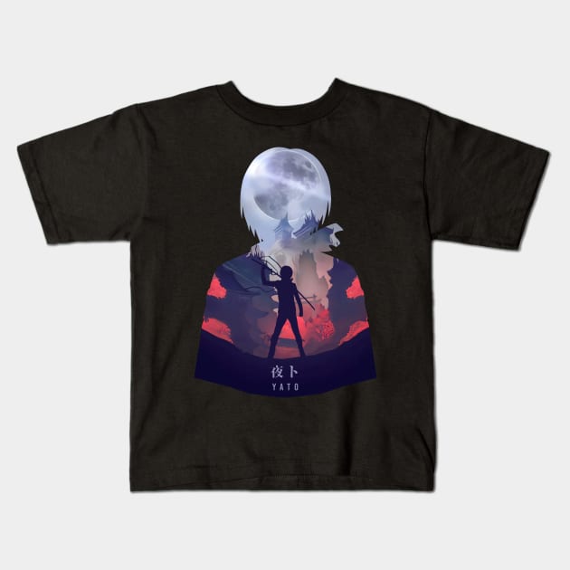 Yato - Dark Illusion Kids T-Shirt by The Artz